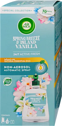 Osveživač prostora AIR WICK automatski spring breeze & vanilla 250ml
