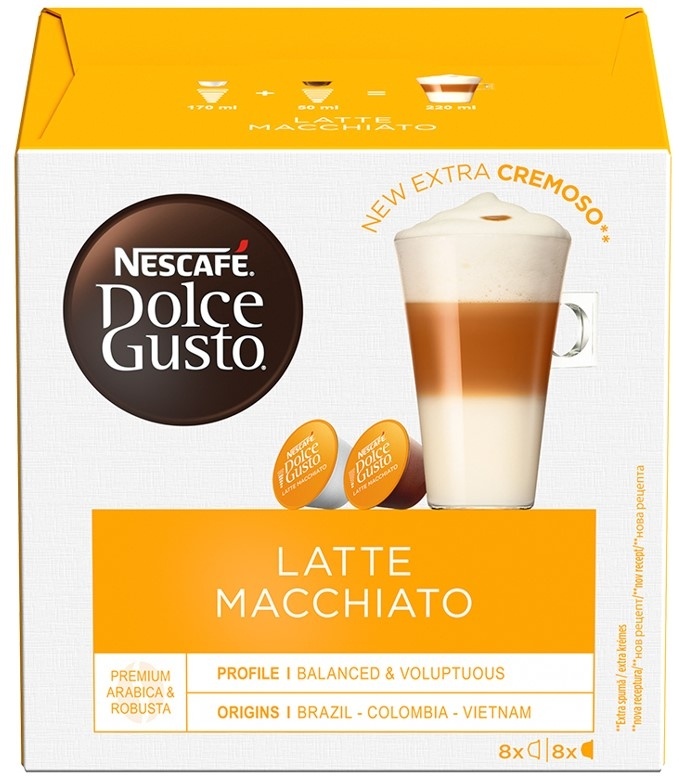 Kapsule za kafu NESCAFE DOLCE GUSTO latte macchiato 194,4g