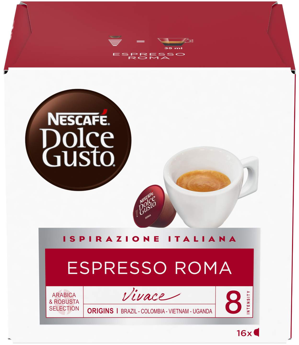 Kapsule za kafu NESCAFE DOLCE GUSTO espresso Roma 99,2g