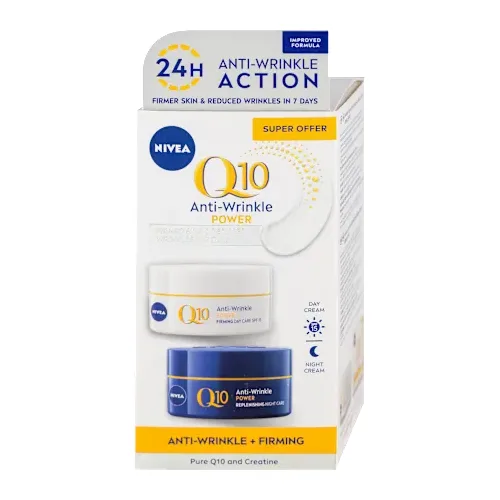 Krema za negu lica NIVEA Duo Q10 (dnevna krema 50ml + noćna krema 50ml)
