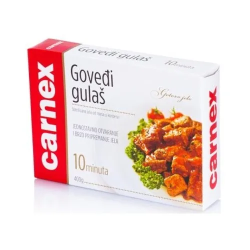 Gotova jela CARNEX Goveđi gulaš 400g
