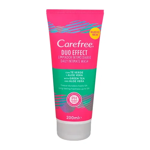 Intimna kupka CAREFREE duo effect aloe vera 200ml
