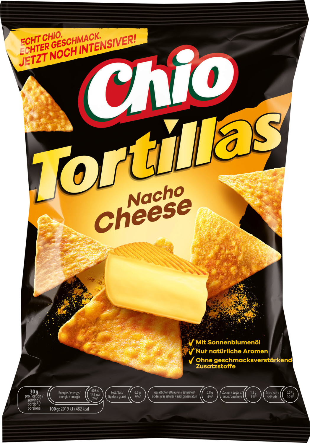Čips CHIO nacho cheese 110g