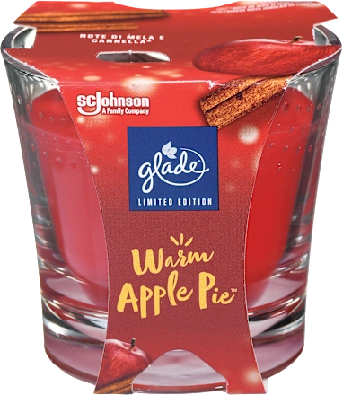 Mirisna sveća GLADE apple pie 129g