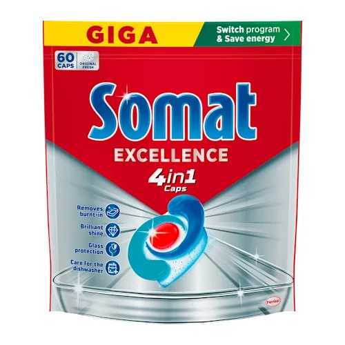 Tablete SOMAT Excellence 4in1 60kom