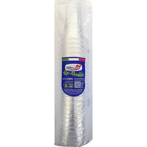 Plastične čaše DOPLA 600ml 25kom providne