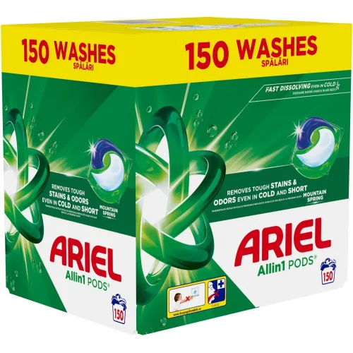 Tablete za pranje veša ARIEL PODS Mountain spring  150kom