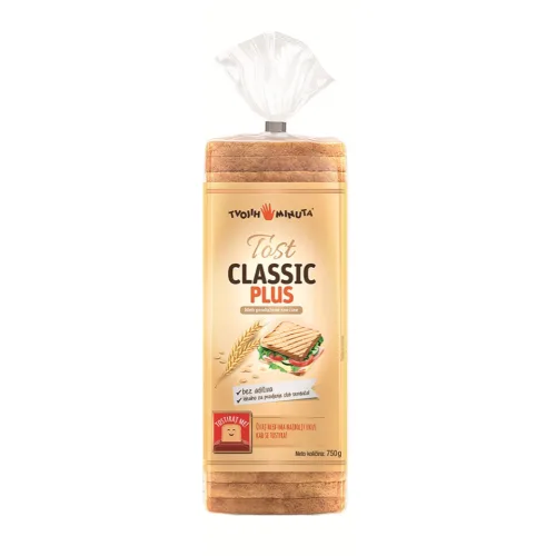 Tost hleb TVOJIH 5 MINUTA classic plus  750g
