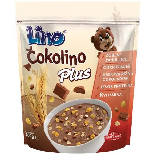 Dečija hrana PODRAVKA Lino Čokolino plus 400g