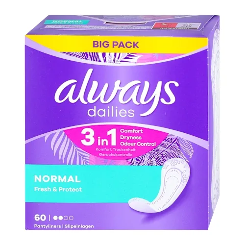 Higijenski ulošci ALWAYS Dnevni  Fresh & protect normal 60kom