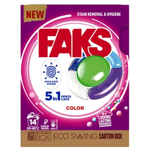 Tablete za pranje veša FAKS Color 14kom