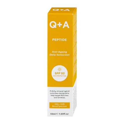 Krema za lice Q+A peptide SPF 50, 50 ml