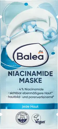 Maska za lice BALEA niacinamid, 2x8ml, 16 ml