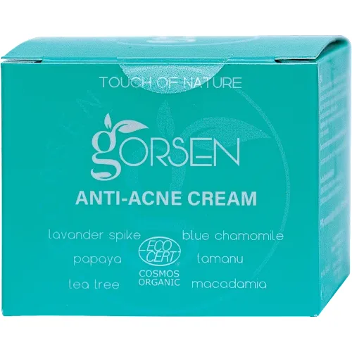 Krema za lice GORSEN anti-akne, 50 ml