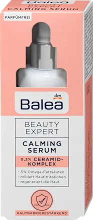 Serum za lice BALEA beauty expert umirujući  - 0,3% ceramid kompleksa i 3% omega masne kiseline, 30 ml