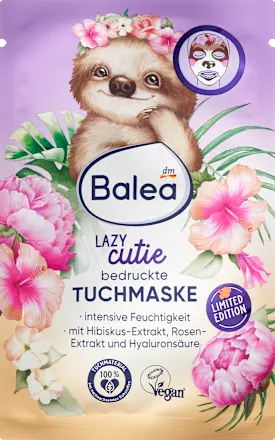 Maska za lice BALEA u maramici Lazy cutie, 1 kom