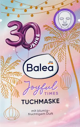 Maska za lice BALEA Joyful times  u maramici, 1 kom