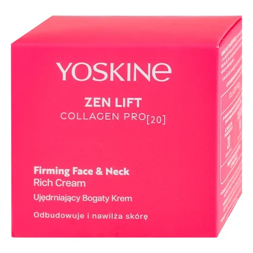 Krema za lice YOSKINE zen lift collagen pro 20 Firming bogata za lice i vrat, 50 ml