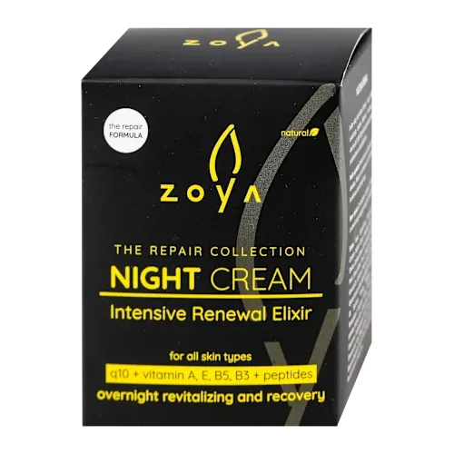 Krema za lice ZOYA the repair collection noćna Intensive Renewal Elixir, 50 ml