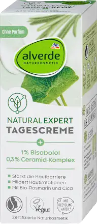 Krema za lice ALVERDE natural expert dnevna krema za lice - 1% bisabolol i 0,3% ceramidni kompleks, 50 ml