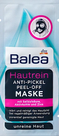 Maska za lice BALEA protiv bubuljica Peel-off, 16 ml