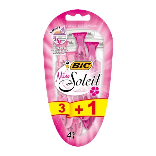 Ženski brijač  BIC Miss Soleil sa 3 oštrice 3+1 kom