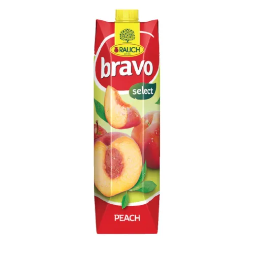 Negazirani sok BRAVO breskva 1l