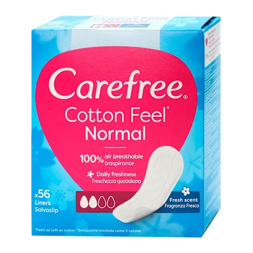 Higijenski ulošci CAREFREE dnevni Cotton Fresh 56 komada