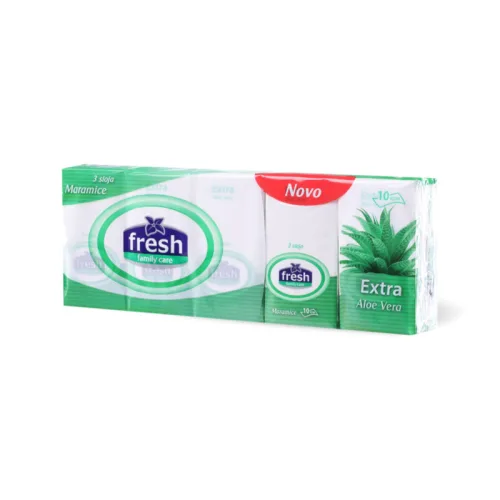 Papirne maramice FRESH Extra Aloe Vera 10/1