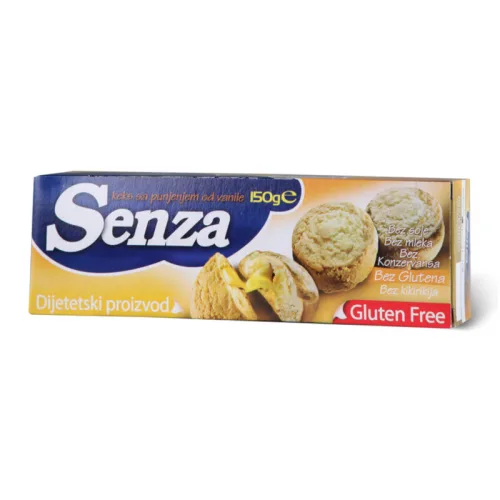 Keks SENZA sa vanila punjenjem bez glutena 150g