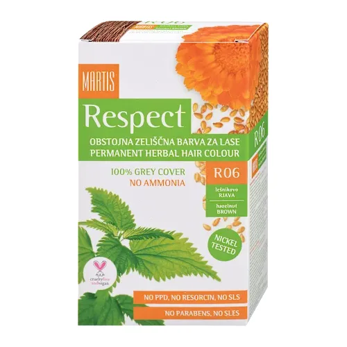 Farba za kosu RESPECT lešnik smeđa 06