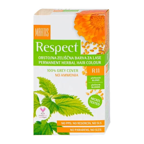 Farba za kosu RESPECT platinasto plava 11