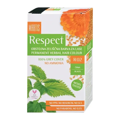 Farba za kosu RESPECT crna 02