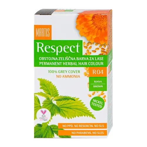 Farba za kosu RESPECT smeđa 04