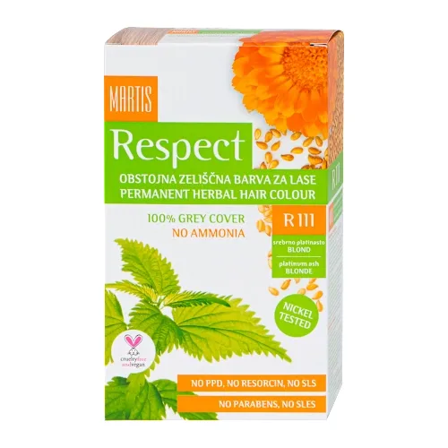 Farba za kosu RESPECT boja za kosu 111 srebrno platinasto plava
