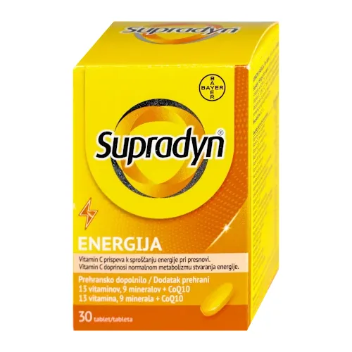 Vitamini i minerali BAYER Supradyn Energija 30 film tableta