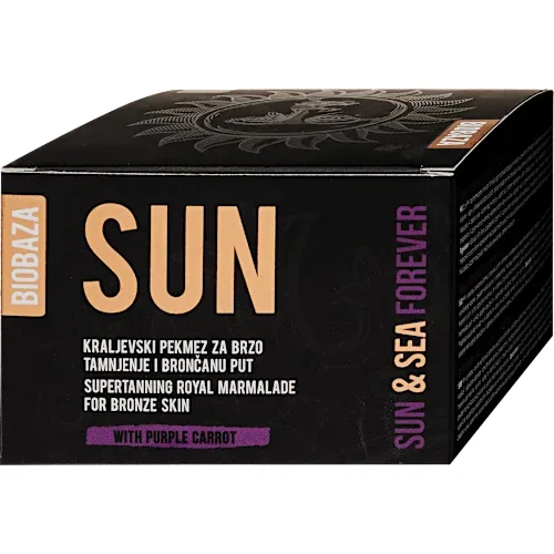 Pekmez za sunčanje BIOBAZA Sun sa ljubičastom šargarepom 250ml