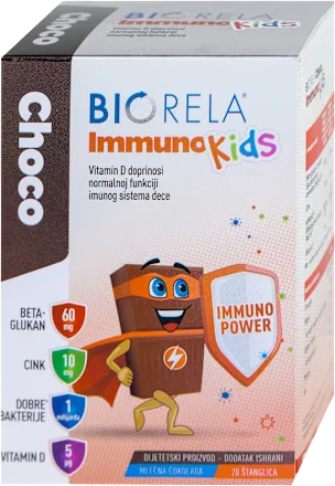 Preparati za decu BIORELA Choco Immuno Kids 20 štanglica