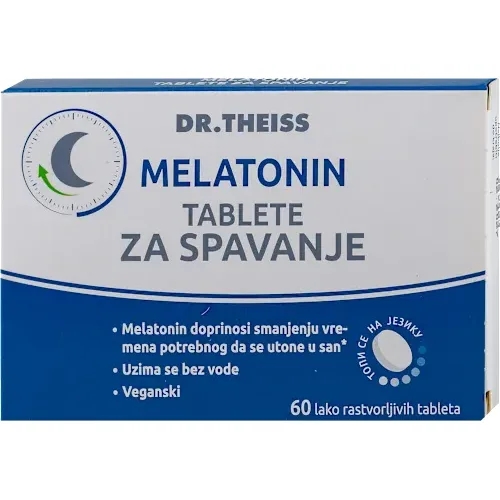 Antistres i relaksacija DR.THEISS Dr Theiss Melatonin, 30 lako rastvorljivih tableta