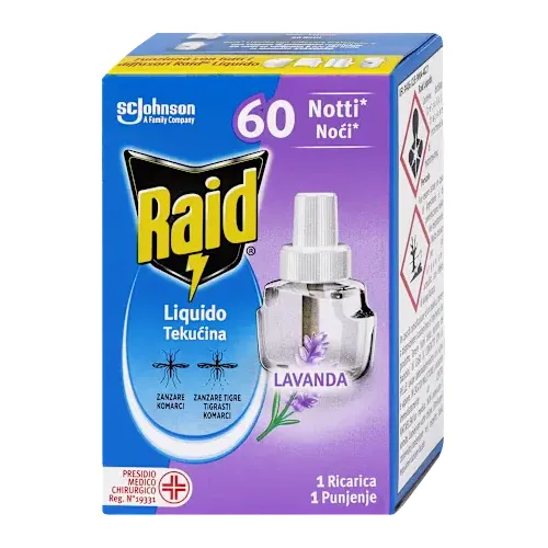 Osveživači prostora RAID Electric dopuna Lavanda 60 noći