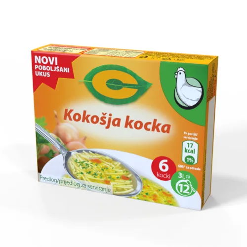 Kokošija kocka C 66g