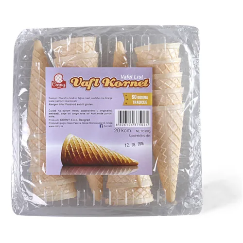 Kornet  CORNY vafl za sladoled 80g