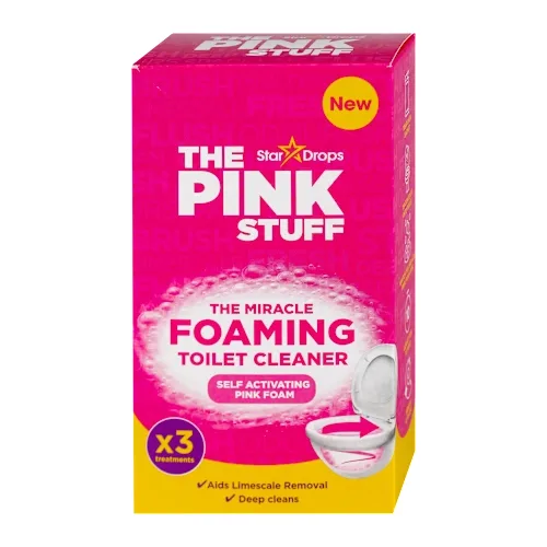 Wc osveživači PINK STUFF The čudesno penasto sredstvo za čišćenje toaleta 3x100g