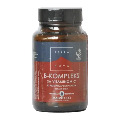 Vitamini i minerali TERRANOVA B kompeks + vitamin C kapsule A50