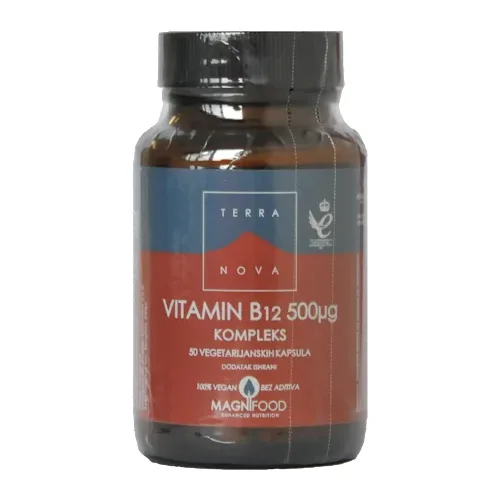 Vitamini i minerali TERRANOVA Vitamin B12 500mcg kompleks A50