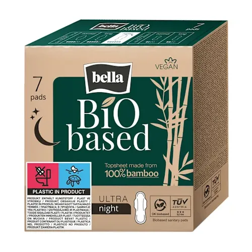 Higijenski ulošci BELLA Bio Based noćni 7 komada