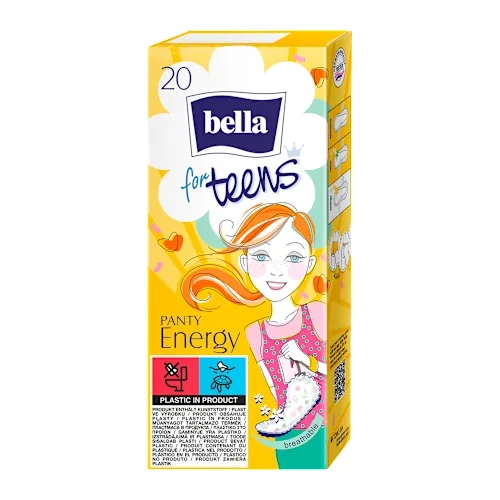 Higijenski ulošci BELLA Teens panty Energy dnevni 20 komada