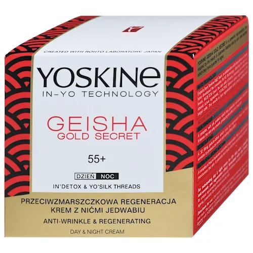 Krema za lice YOSKINE Geisha Gold Secret dnevna i noćna krema 55+, 50 ml