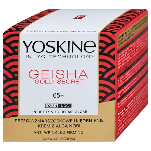 Krema za lice YOSKINE Geisha Gold Secret dnevna i noćna krema 65+, 50 ml