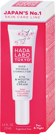 Krema za negu predela oko očiju HADA LABO Tokyo krema protiv bora predeo oko očiju i usana, 15ml